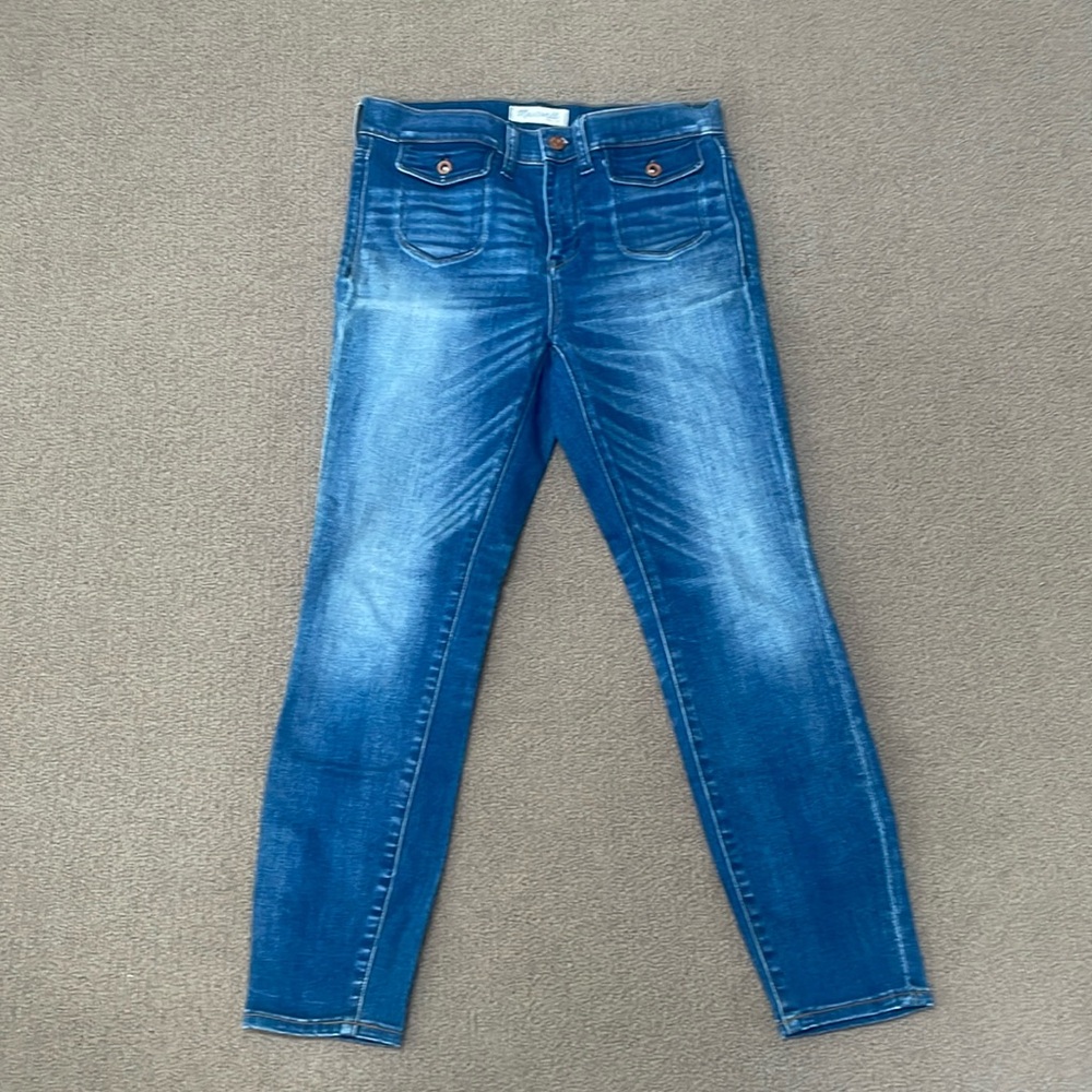 Madewell High Riser crop